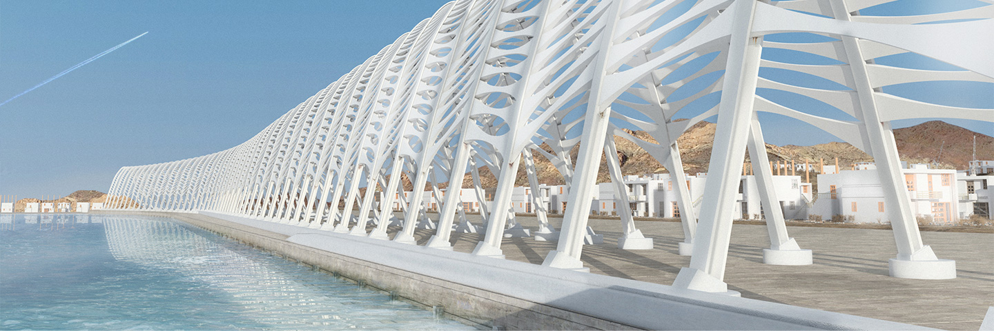 rendering 3d architettura ponte passerella | LiCausi Studio