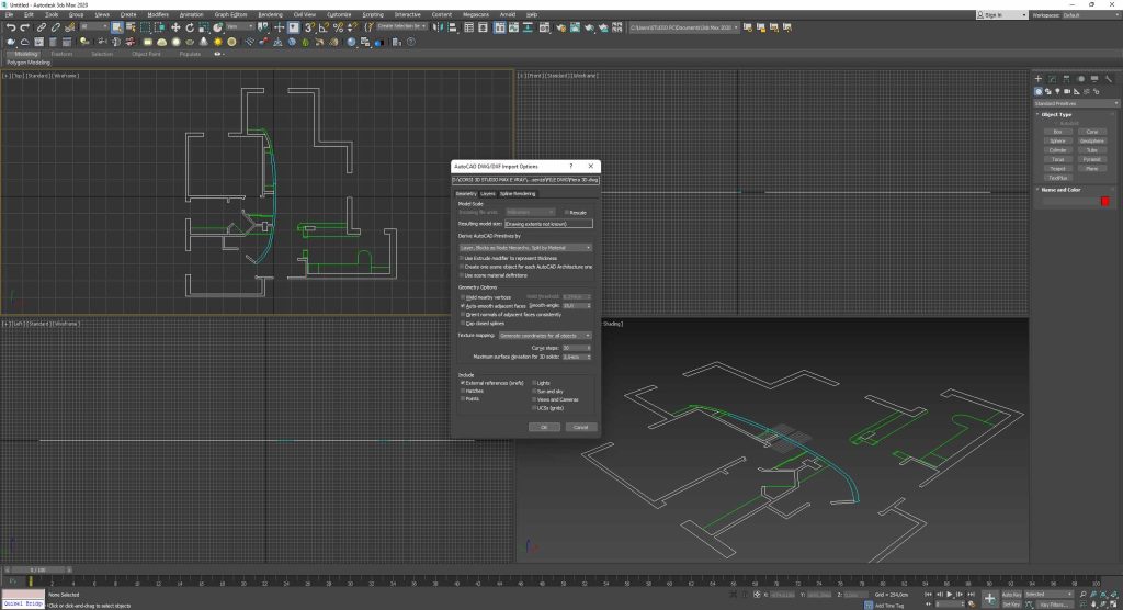 da Autocad a 3D Studio Max