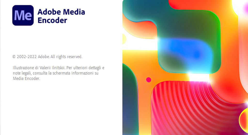Adobe media encoder esportazione video 3D architettura