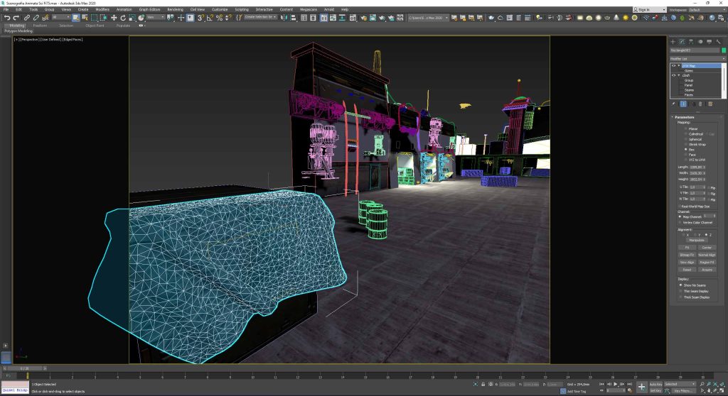 Vento e forze space warps 3DS Max