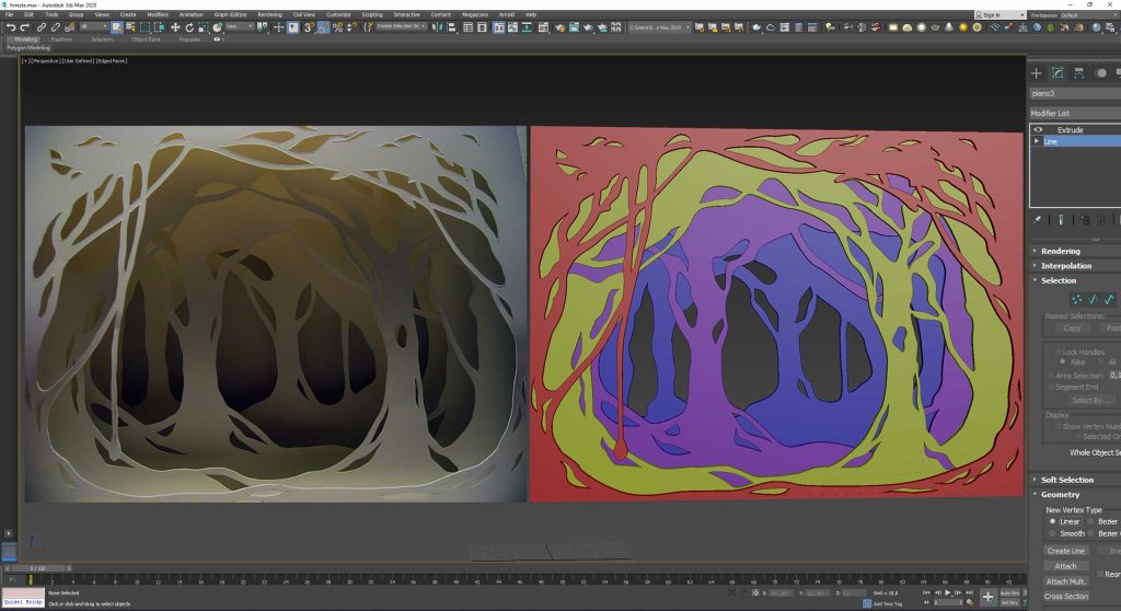 modificare le forme 2D 3d studio max