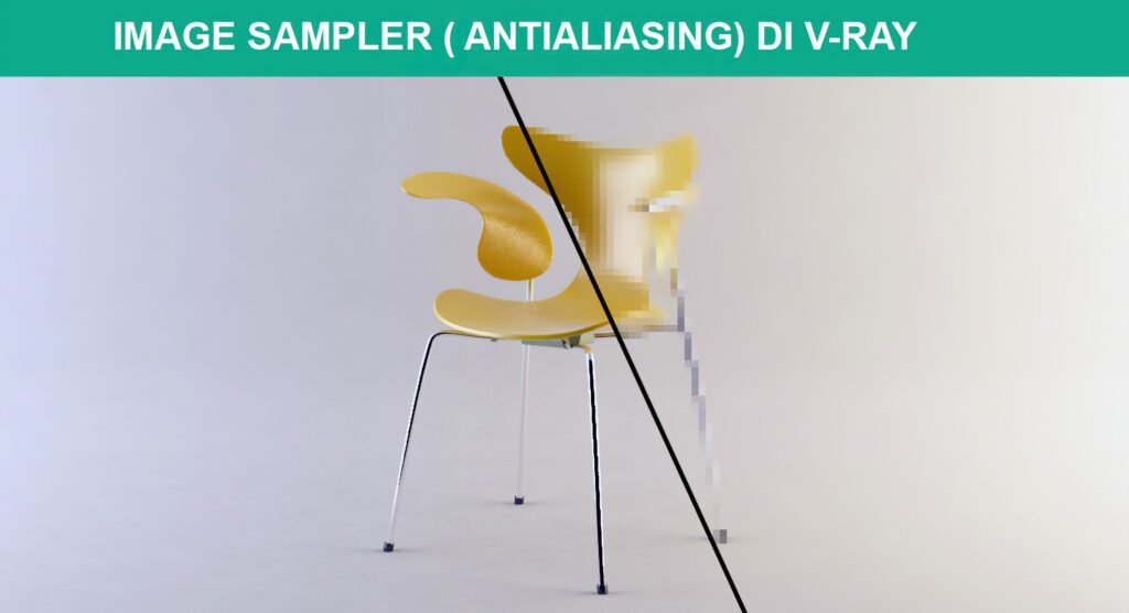 Antialiasing di V Ray