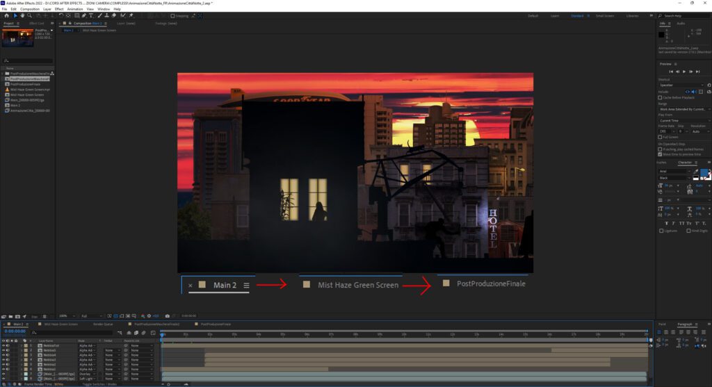 Precompose con After Effects