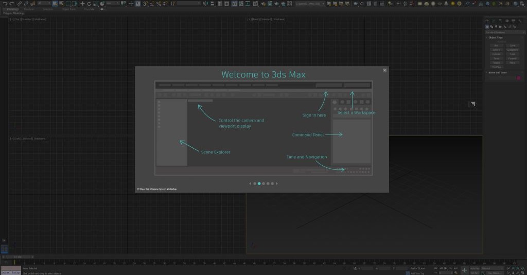 Area di lavoro 3D Studio Max 1024x554 2