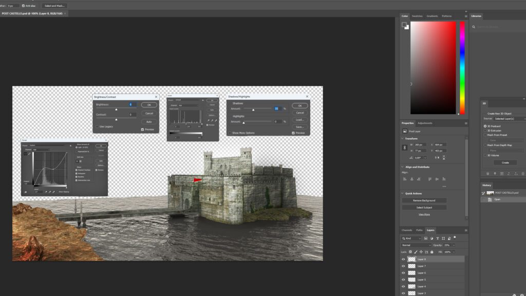 Comandi di post produzione di base su rendering con Photoshop 1024x576 1