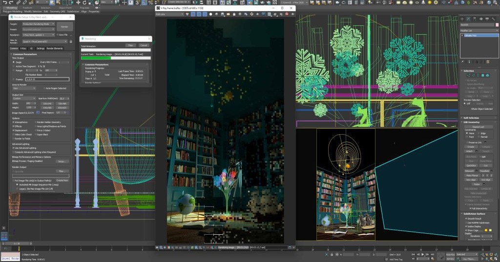 Rendering 3D Studio Max 1024x557 1